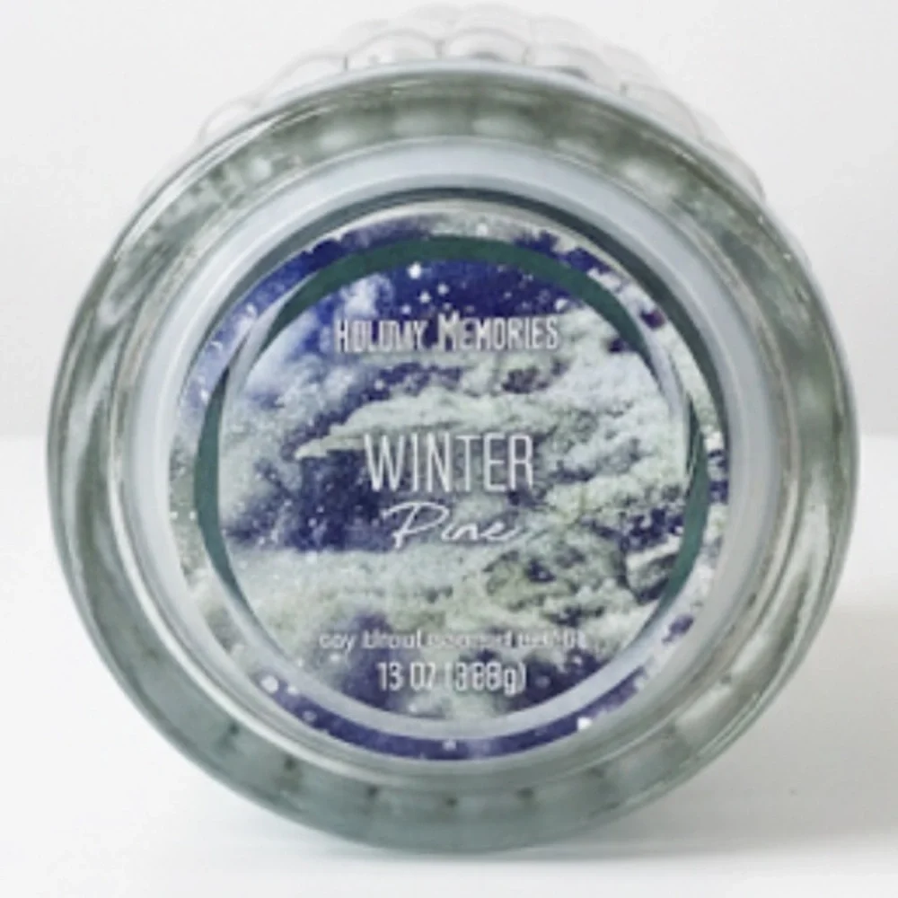 Holiday Memories Winter Pine Scented Candle 13 oz Soy Blend NWT